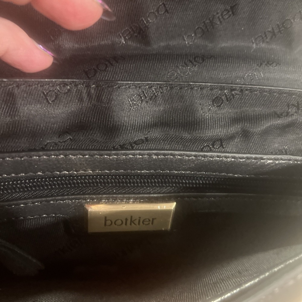 Botkier Calie Crossbody Clutch Medium Bag Gun Metal NWT Stunning Modern - Picture 8 of 16